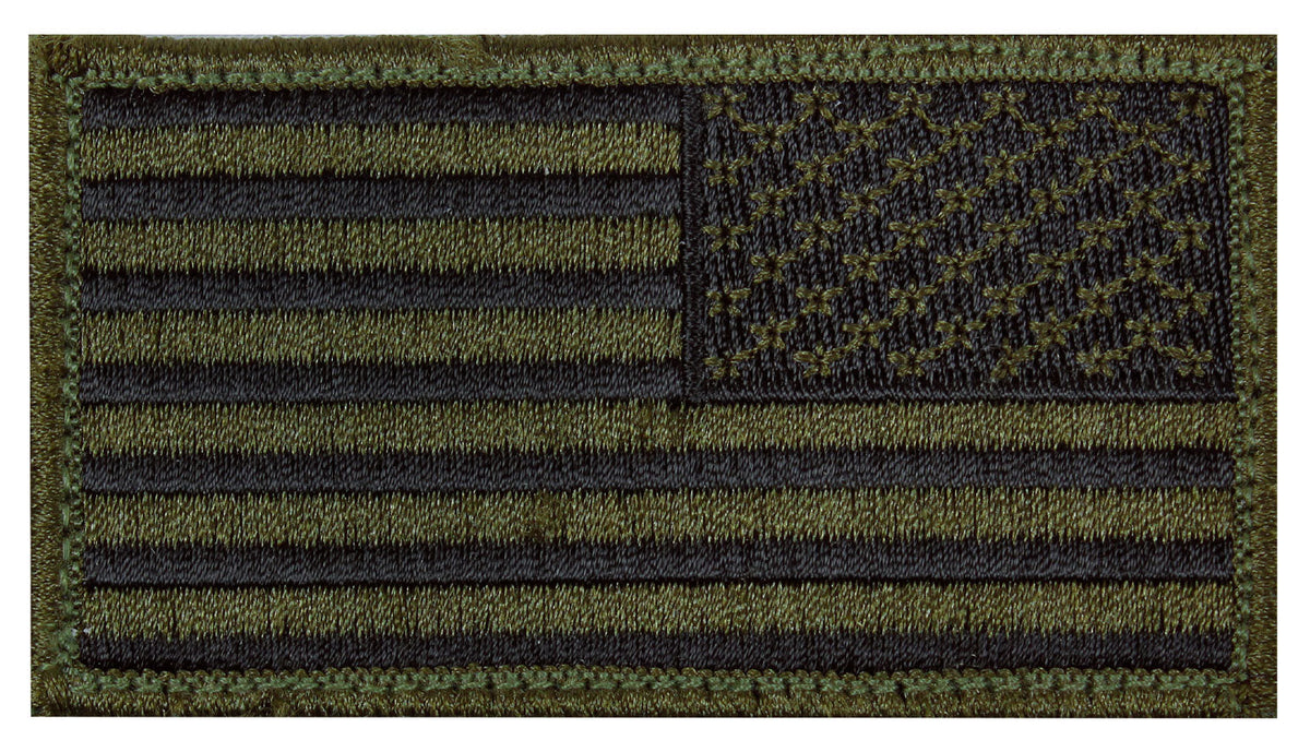 Rothco American Flag Patch with Hook Backing