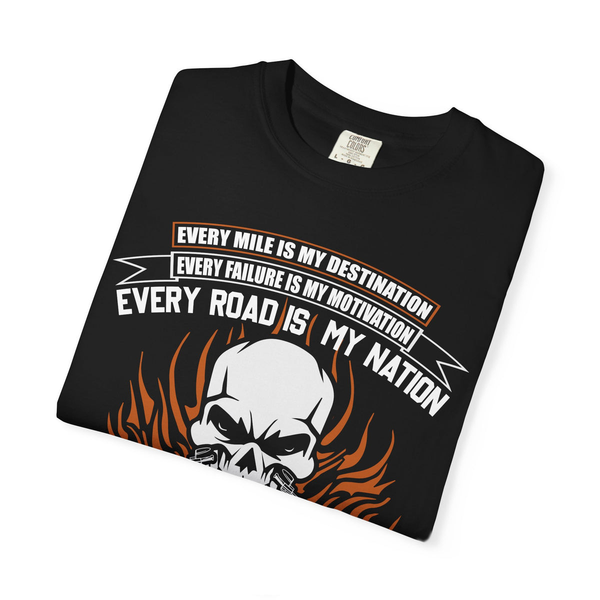 I Live To Ride Skull Motorcycle T-Shirt