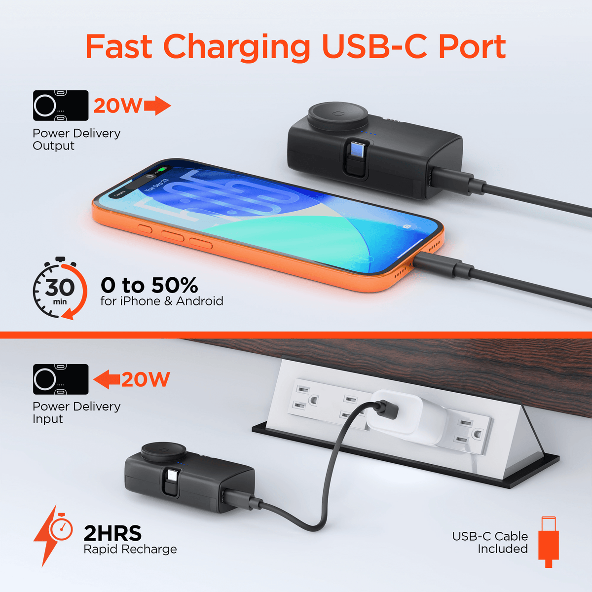 HyperGear Power Pack Nano 5000mAh Power Bank