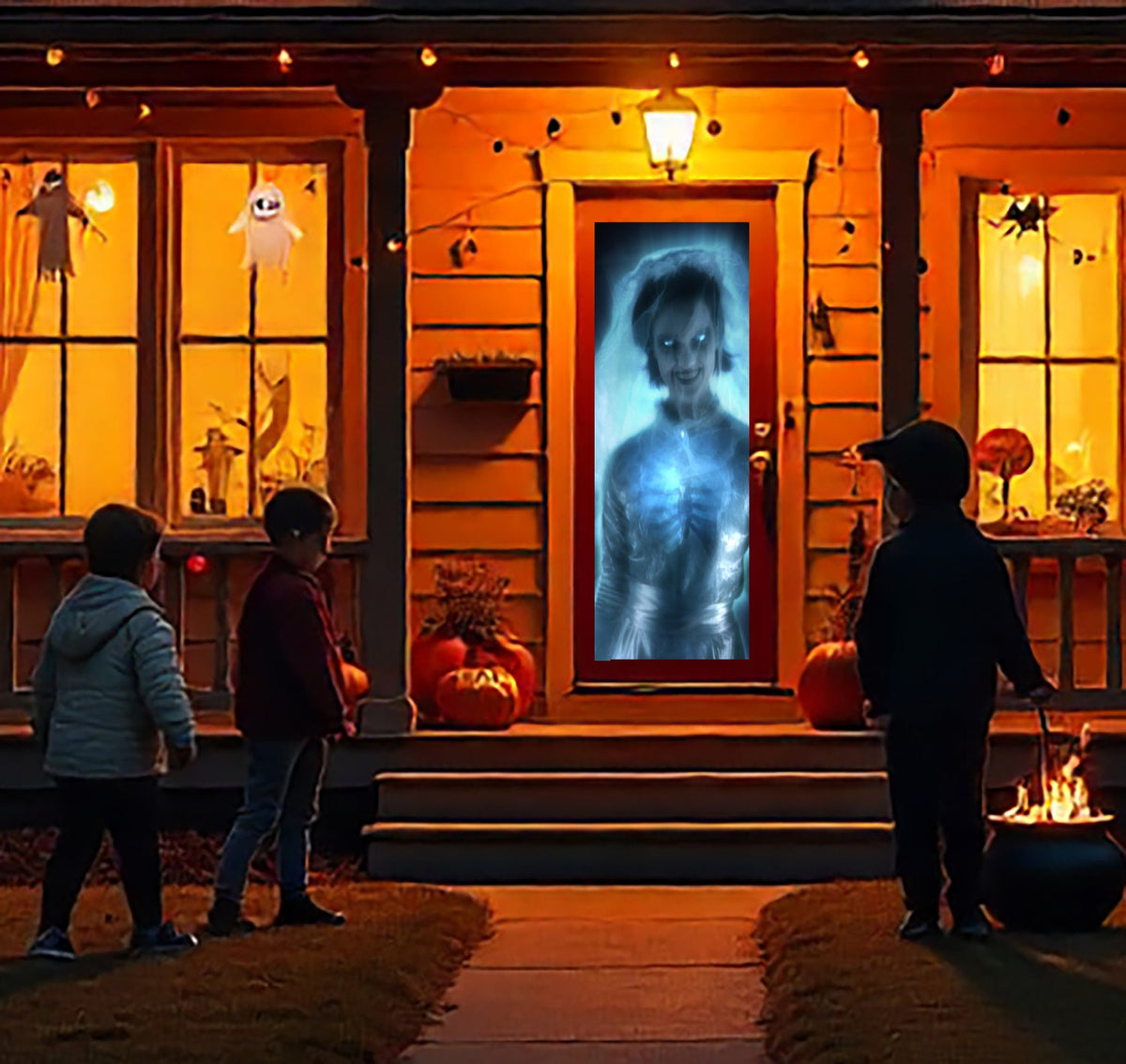 AtmosFX Ghostly Apparitions Halloween Digital Decoration on USB