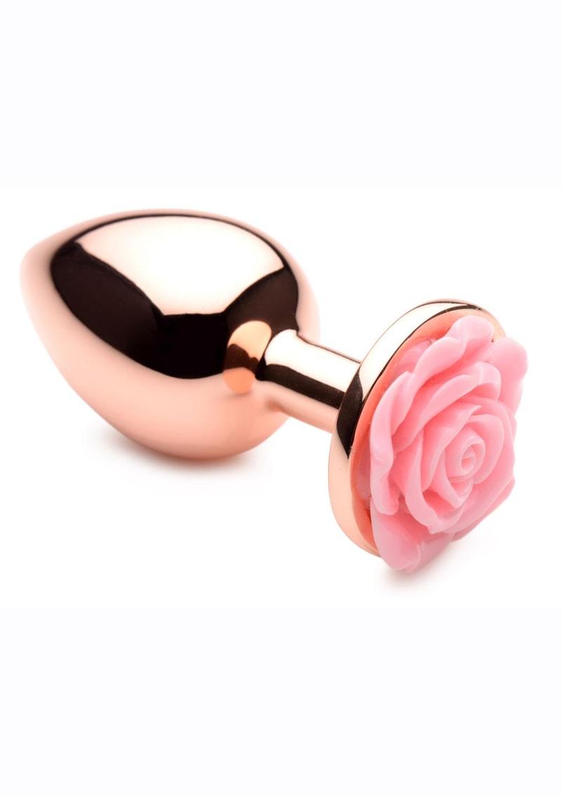 Booty Sparks Pink Rose Aluminum Anal Plug