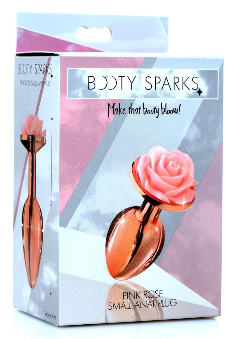 Booty Sparks Pink Rose Aluminum Anal Plug