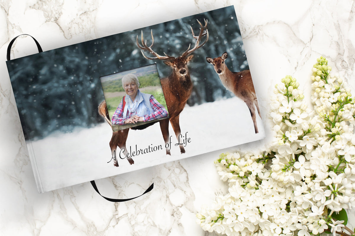 Divine Deer Cremation Urns for Human Ashes - Large Adult Funeral Urn