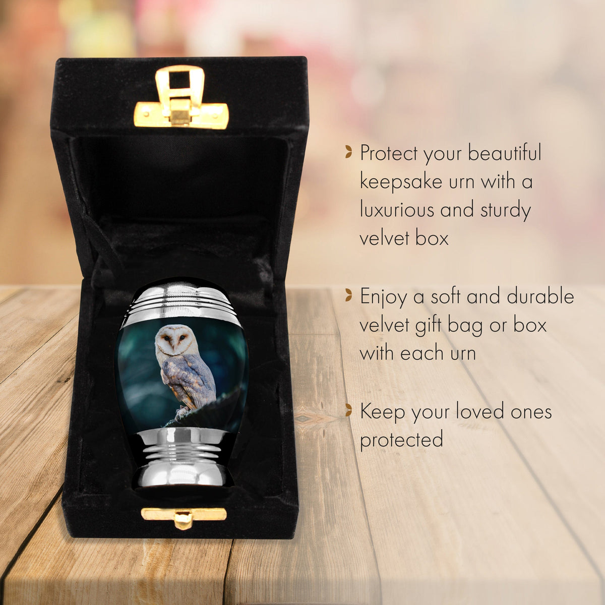 Observing Owl Extra Large Urn or Companion Urn – Extra Large Urns for Human Ashes | XL Urn & XXL Urn