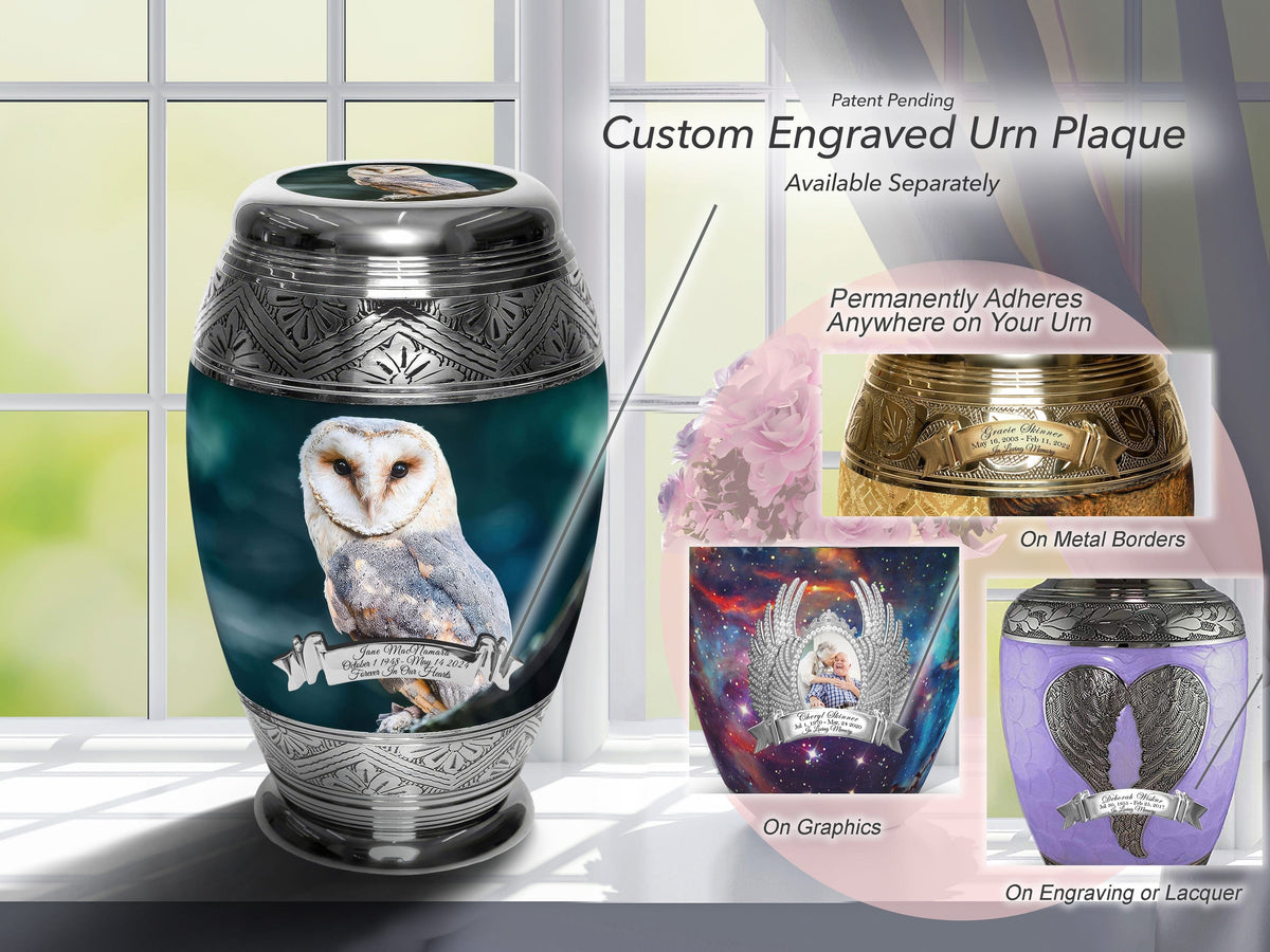 Observing Owl Extra Large Urn or Companion Urn – Extra Large Urns for Human Ashes | XL Urn & XXL Urn