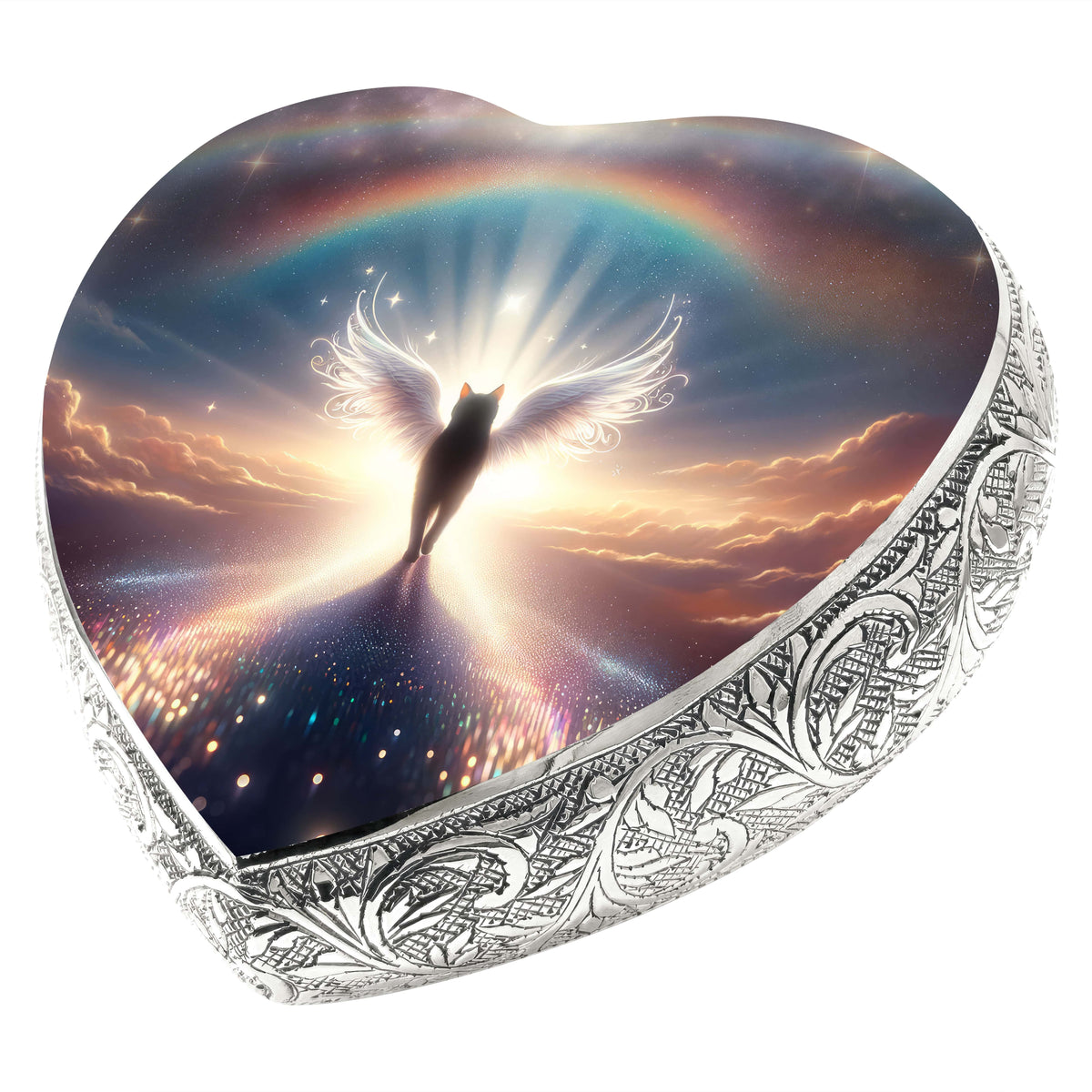 Cosmic Canvas Cat Urns for Ashes & Cat Cremation Urn