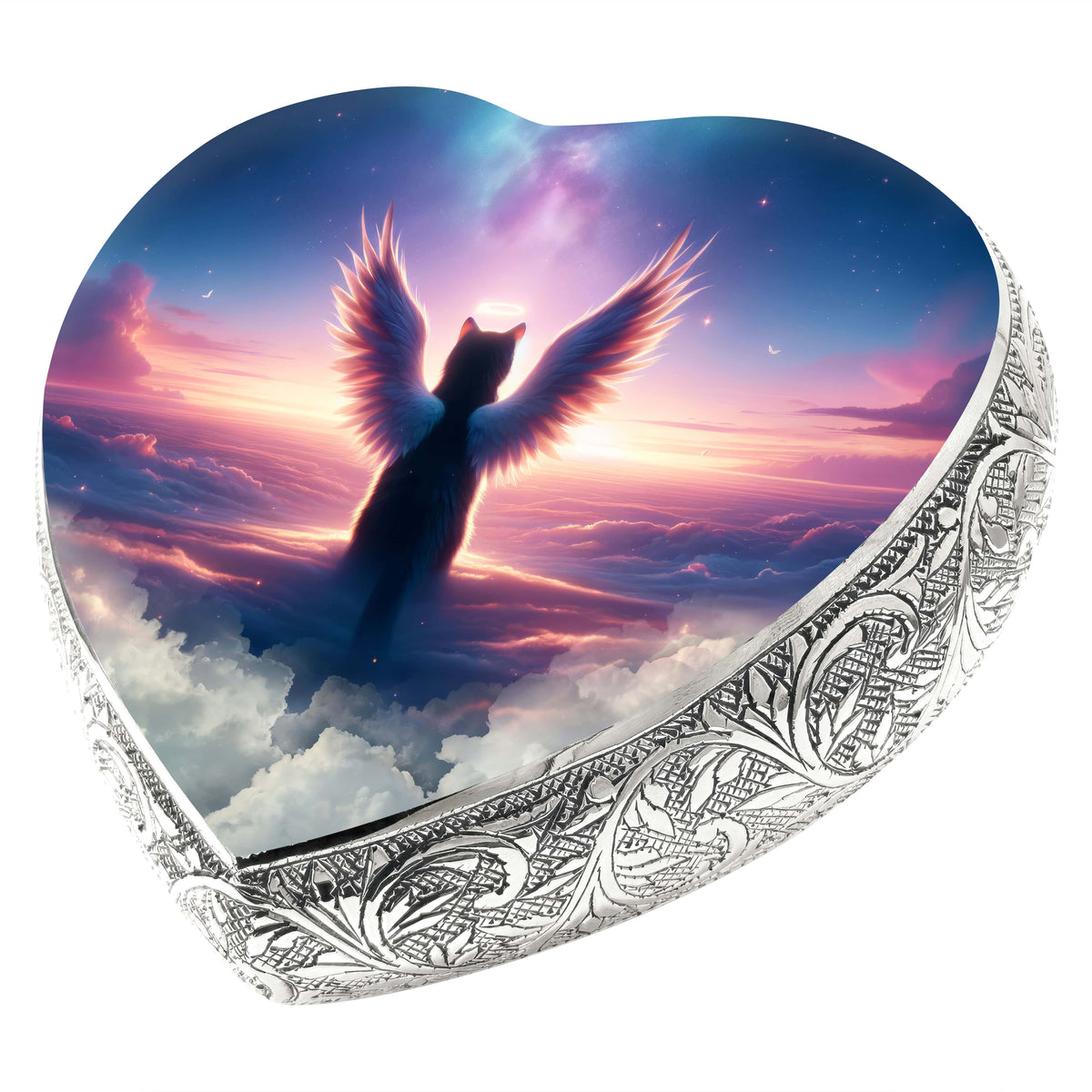 Cosmic Elegance Cat Urns for Ashes & Cat Cremation Urn