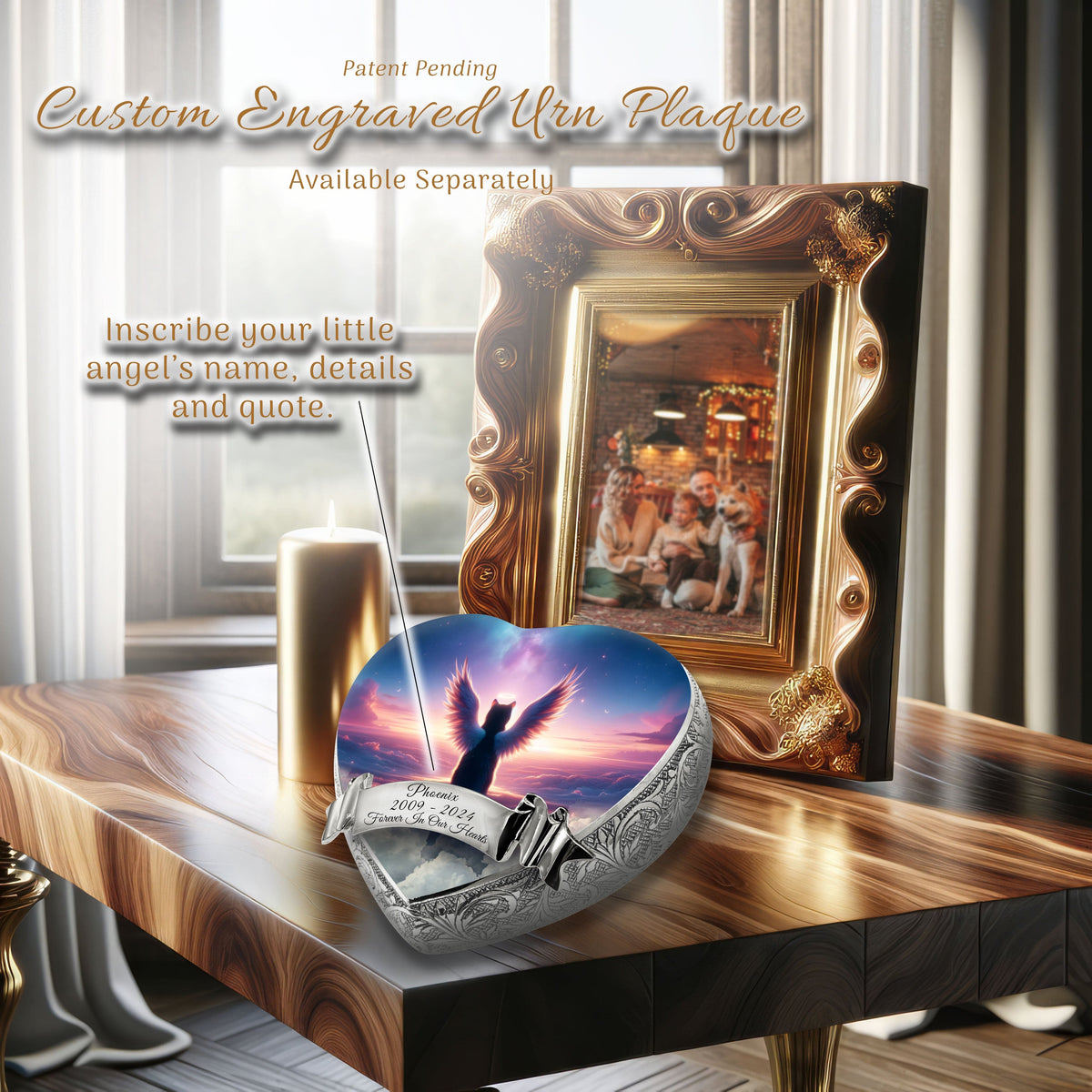 Cosmic Elegance Cat Urns for Ashes & Cat Cremation Urn