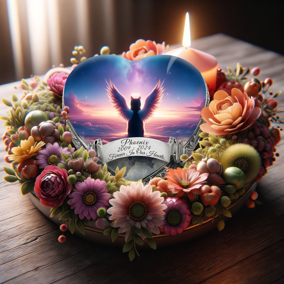 Cosmic Elegance Cat Urns for Ashes & Cat Cremation Urn