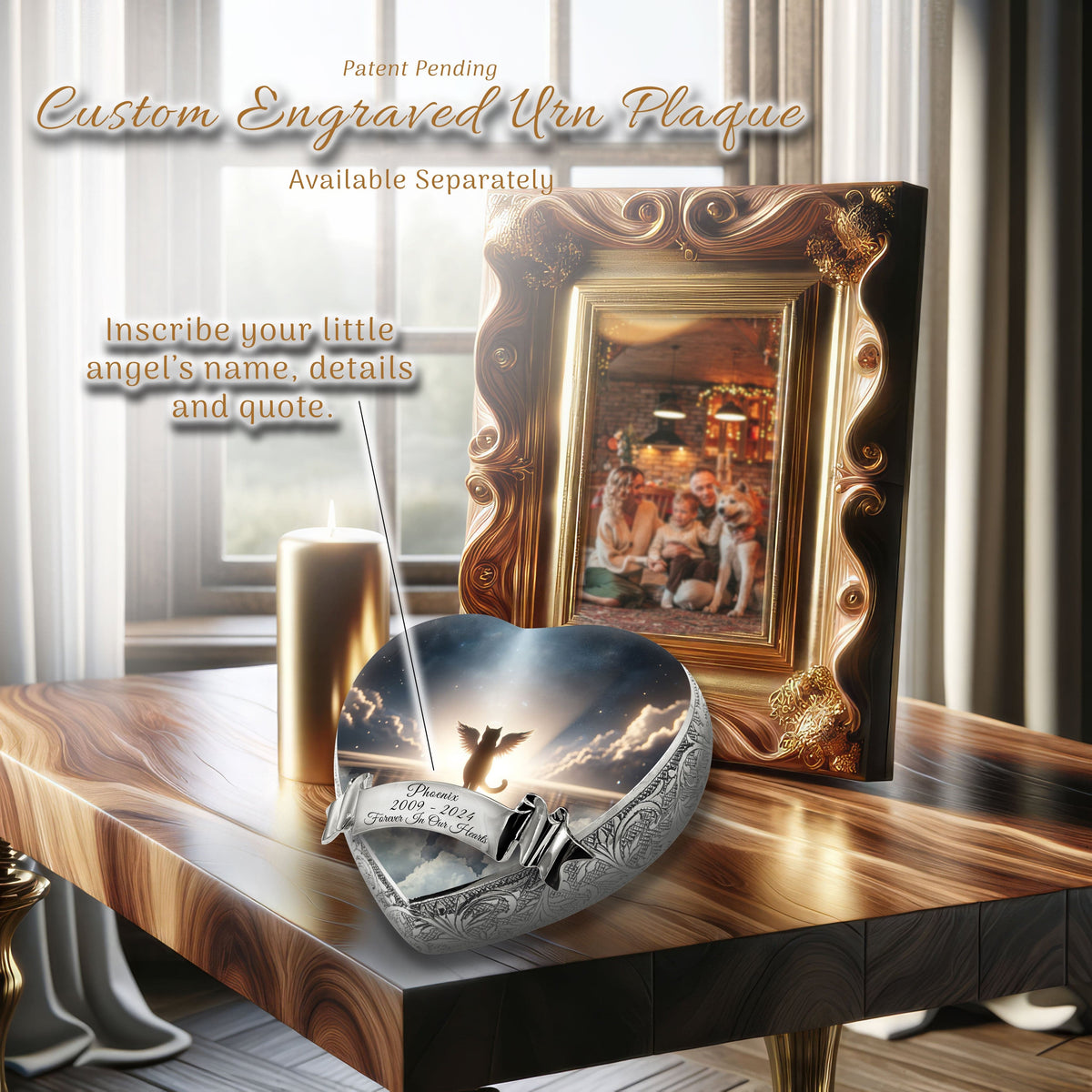 Divine Delight Cat Urns for Ashes & Cat Cremation Urn