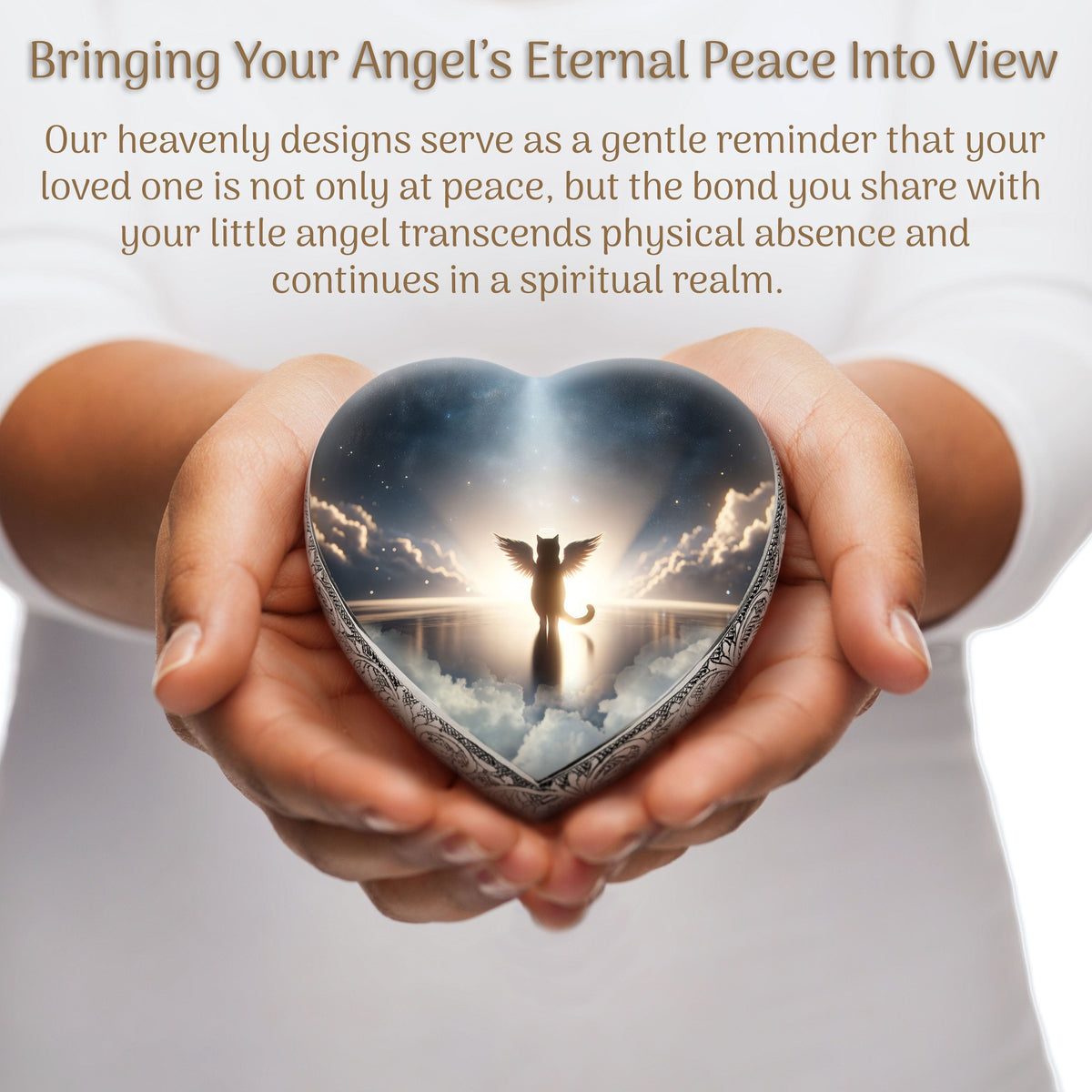 Divine Delight Cat Urns for Ashes & Cat Cremation Urn