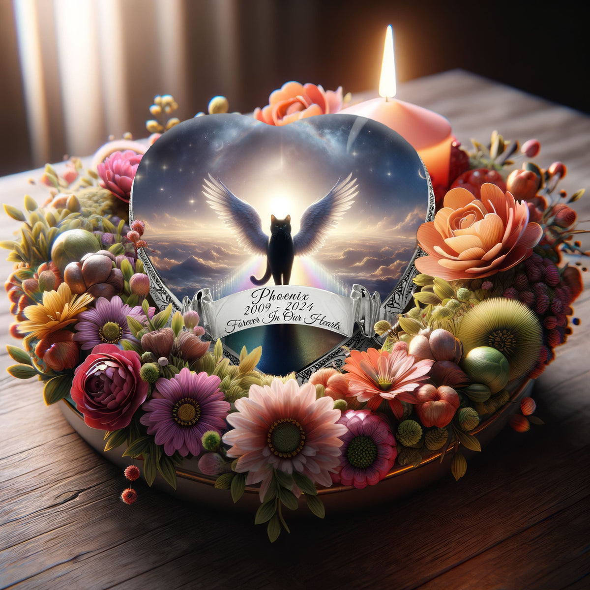 Heavenly Harmony Cat Urns for Ashes & Cat Cremation Urn