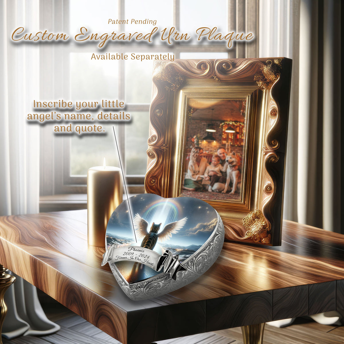 Solar Symphony Bengal Urn for Ashes & Cat Cremation Urn