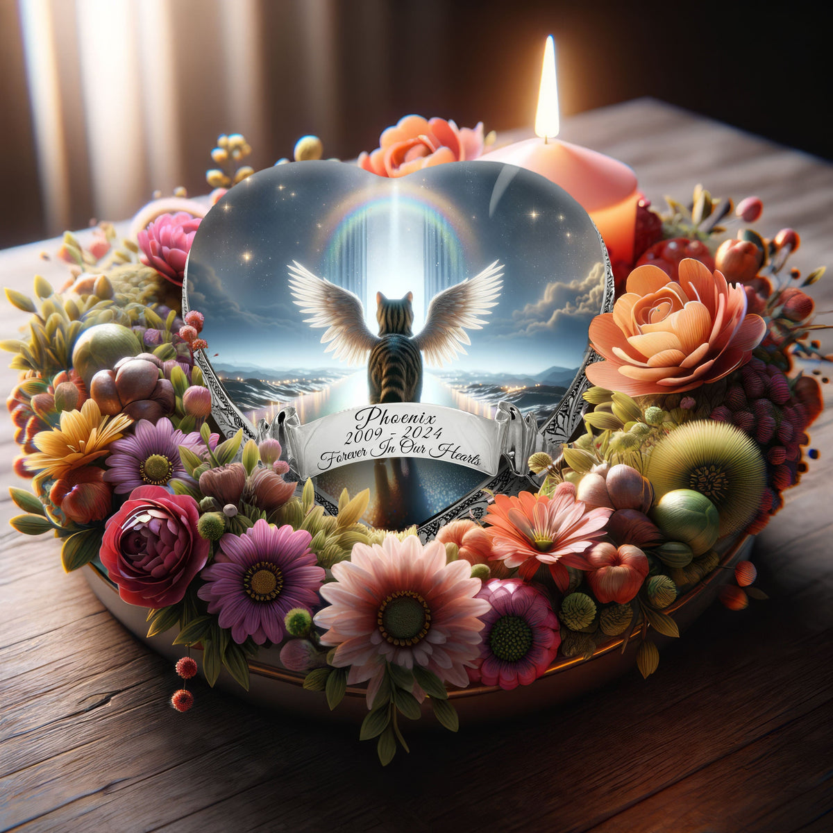 Solar Symphony Bengal Urn for Ashes & Cat Cremation Urn