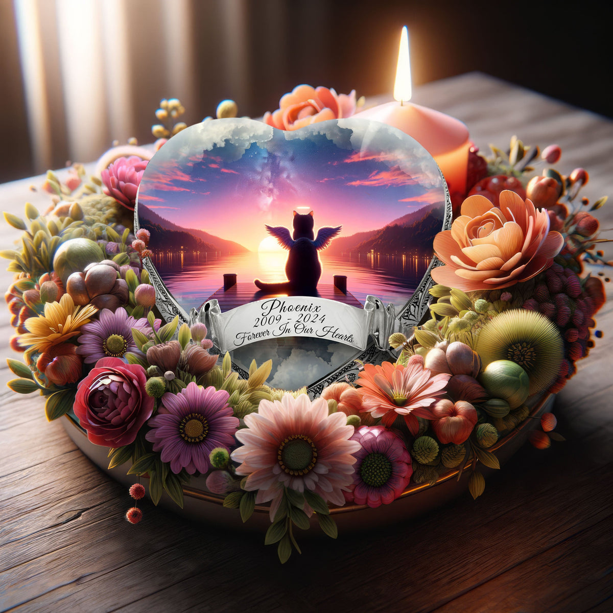 Starlit Serenity Cat Urns for Ashes & Cat Cremation Urn