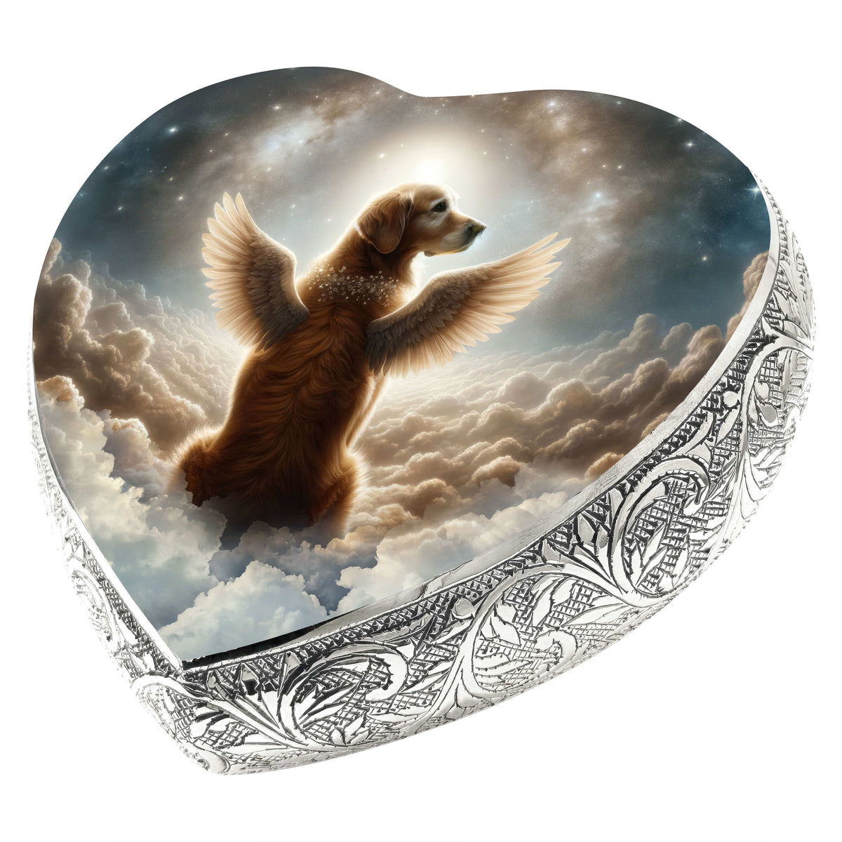 Golden Retriever Urn - Dog Urn Nebula Nectar Urn for Dog Ashes