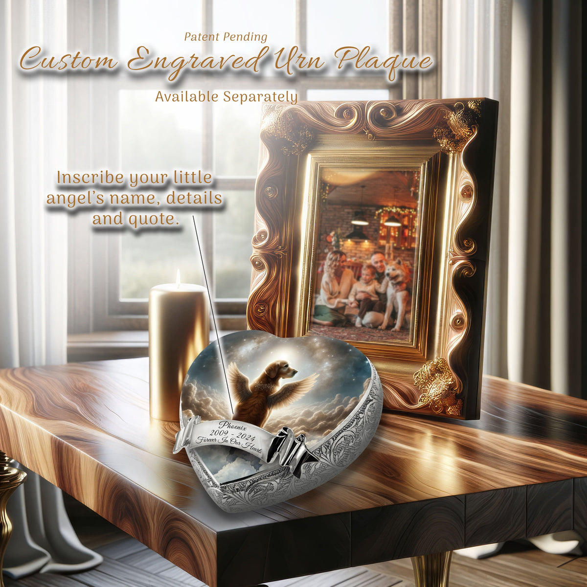 Golden Retriever Urn - Dog Urn Nebula Nectar Urn for Dog Ashes