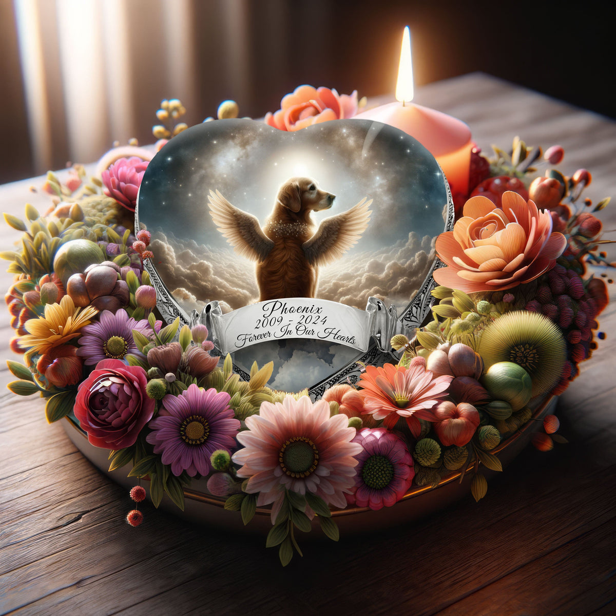Golden Retriever Urn - Dog Urn Nebula Nectar Urn for Dog Ashes