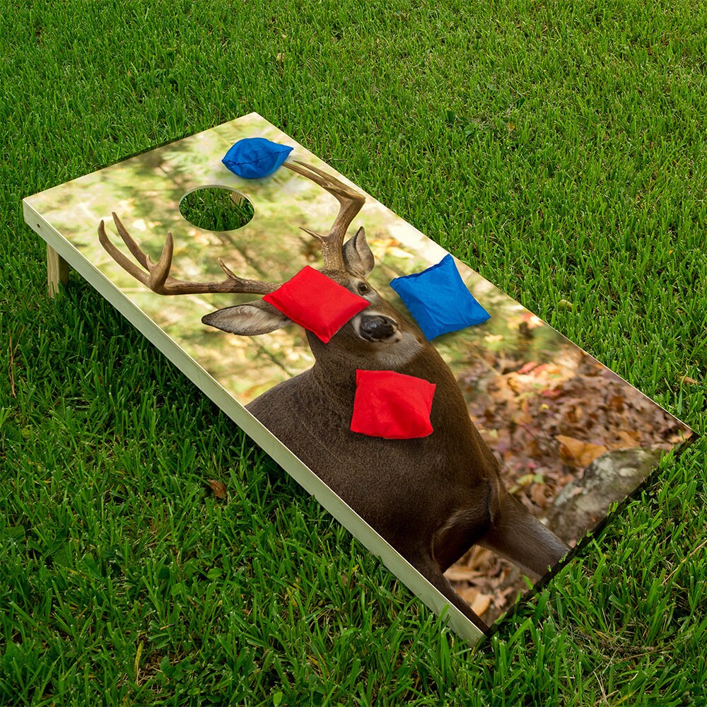 Deer In The Woods - Cornhole Board Wrap - Set of 2