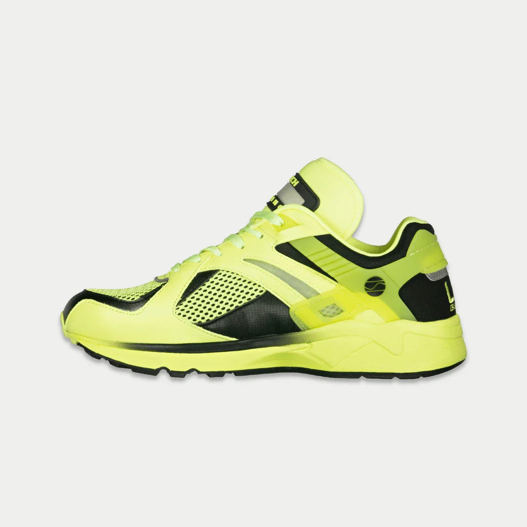 LA Gear Women's Light-Up x Glow Lowtop | Neon Yellow x Black