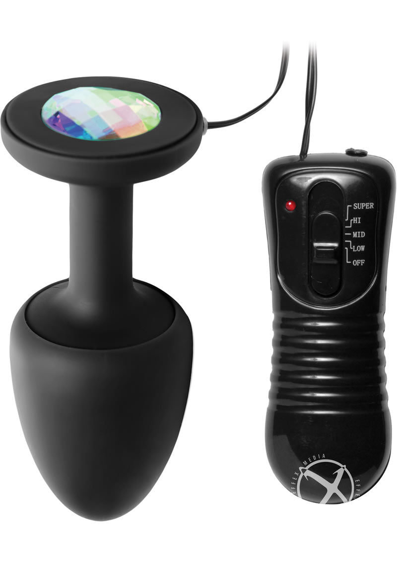 Paragon Gem-Accented Vibrating Anal Plug – Master Series