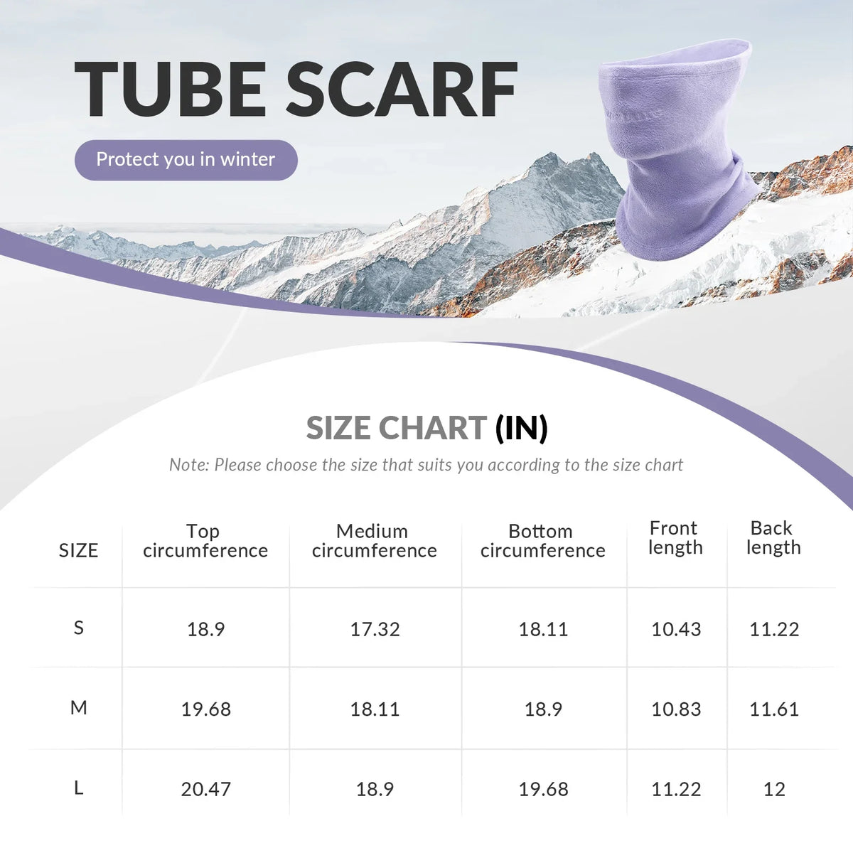 Double-Sided Fleece Integrated Face and Neck Warmer for Ultra Comfort