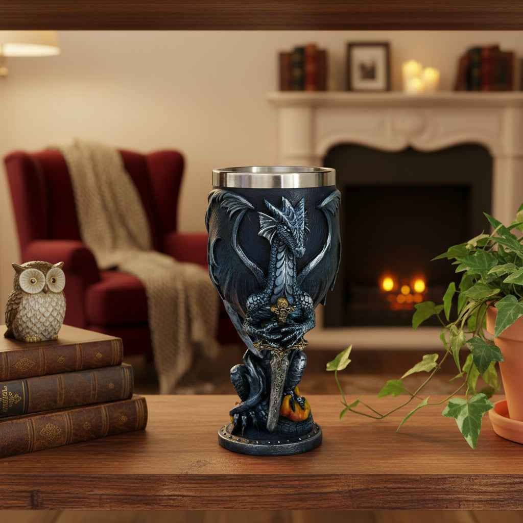Dragon Goblet - Exquisite Fantasy Drinkware for Collectors and Enthusiasts