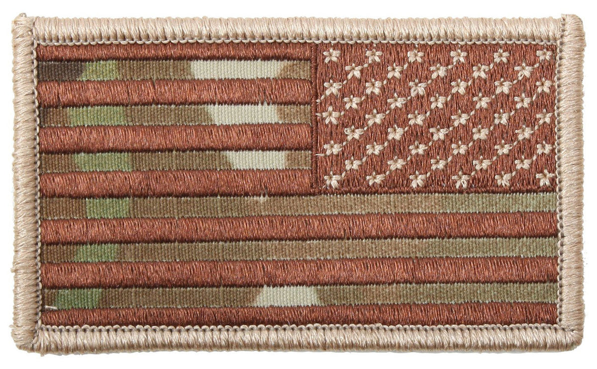 Rothco American Flag Patch with Hook Backing