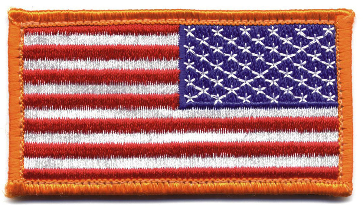 Rothco American Flag Patch with Hook Backing