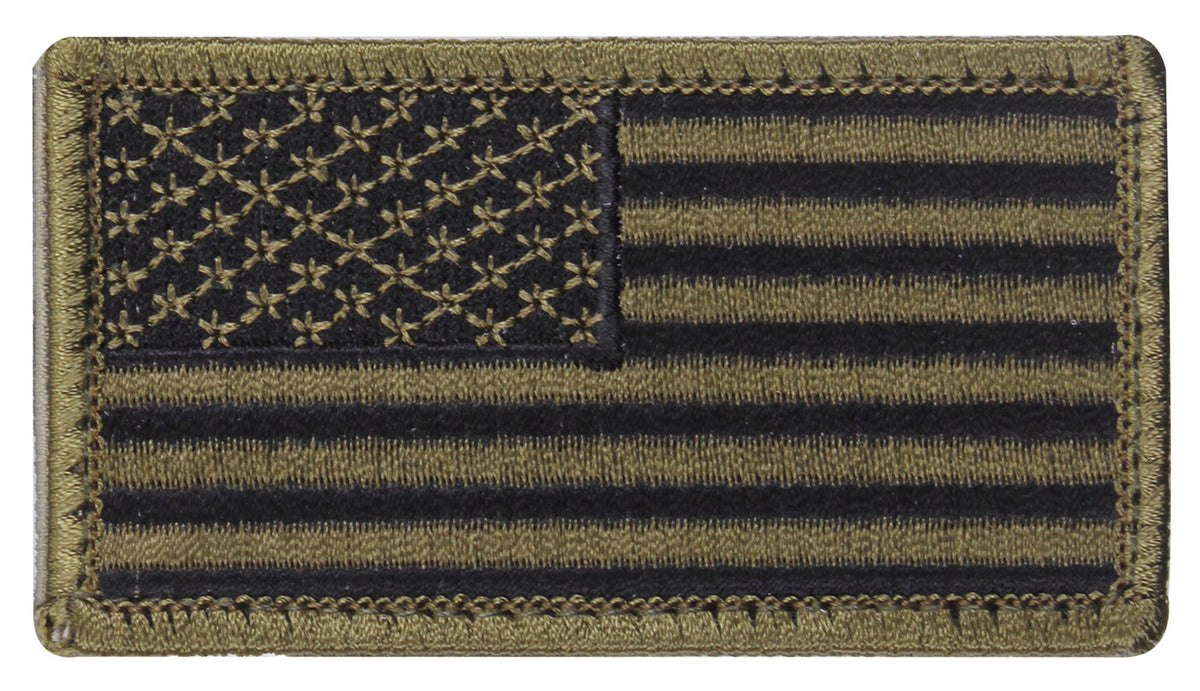 Rothco American Flag Patch with Hook Backing