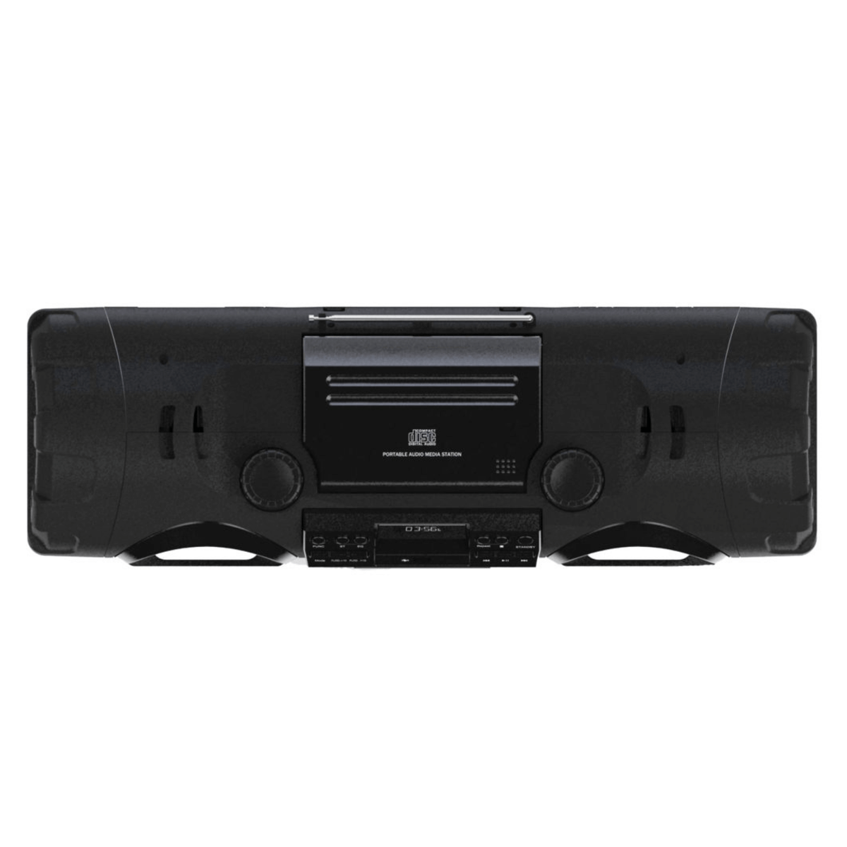 Emerson Dual Subwoofer Bluetooth Boombox - Refurbished