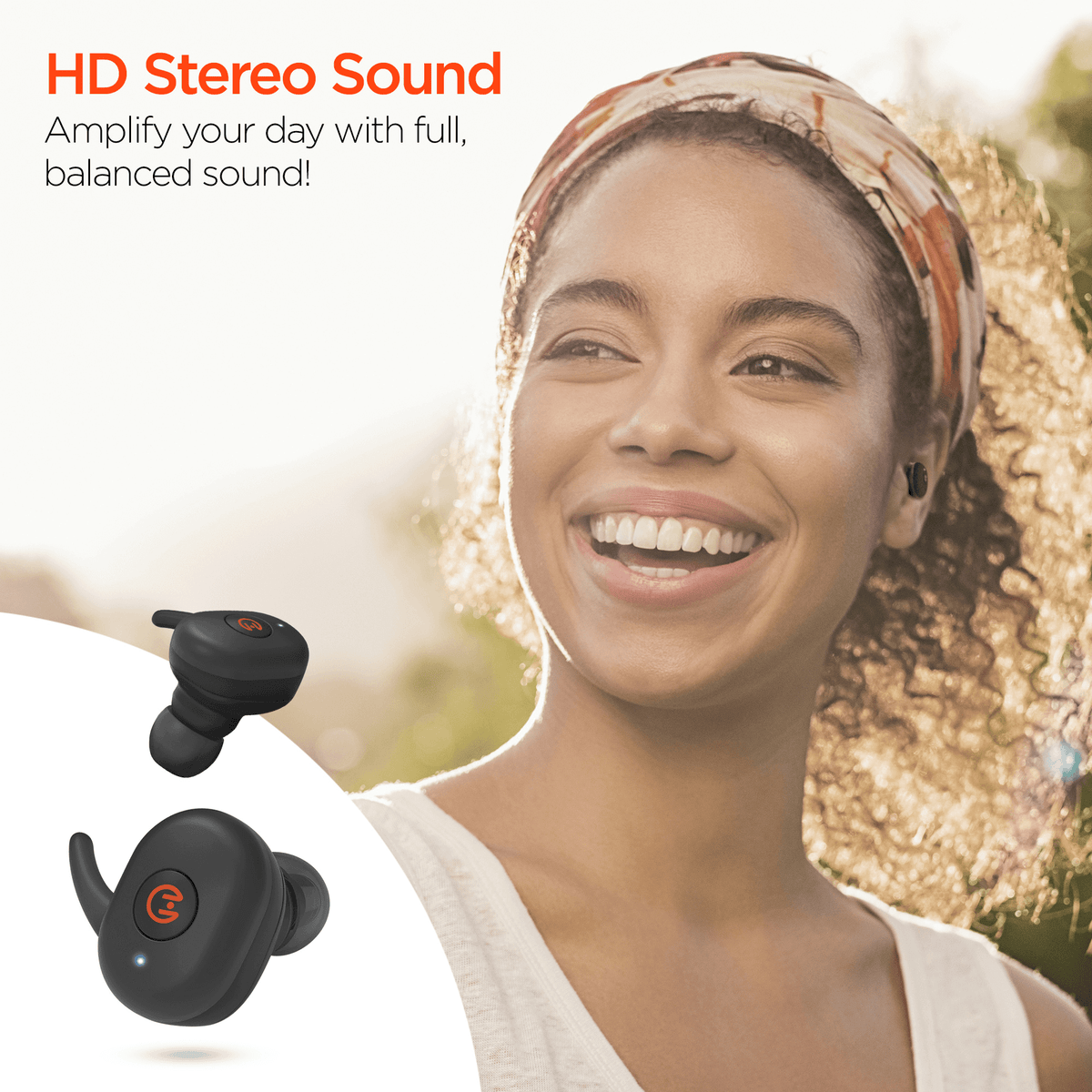 HyperGear Active True Wireless Earbuds with USB-C Connector