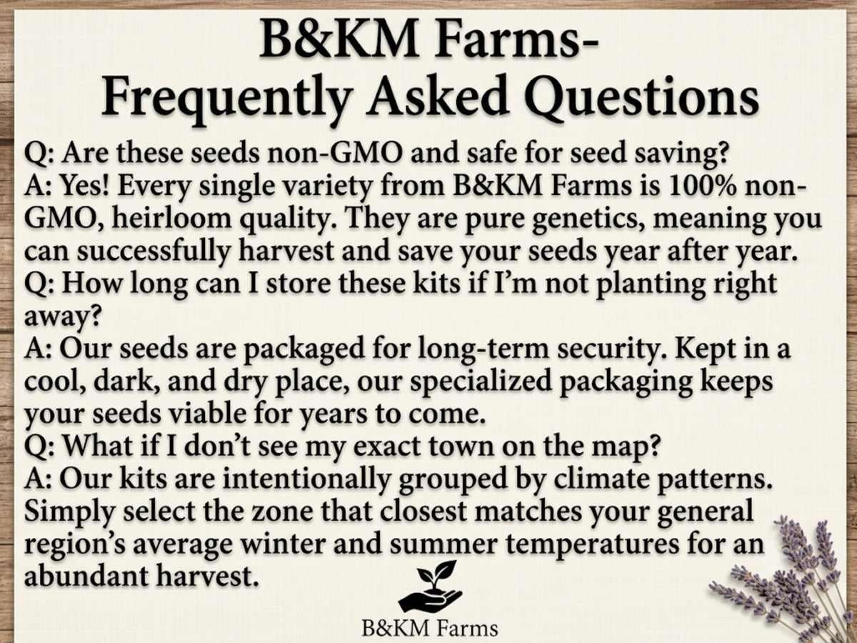 50 Vegetable Seed Packet Vault: 50,000 Heirloom Seeds