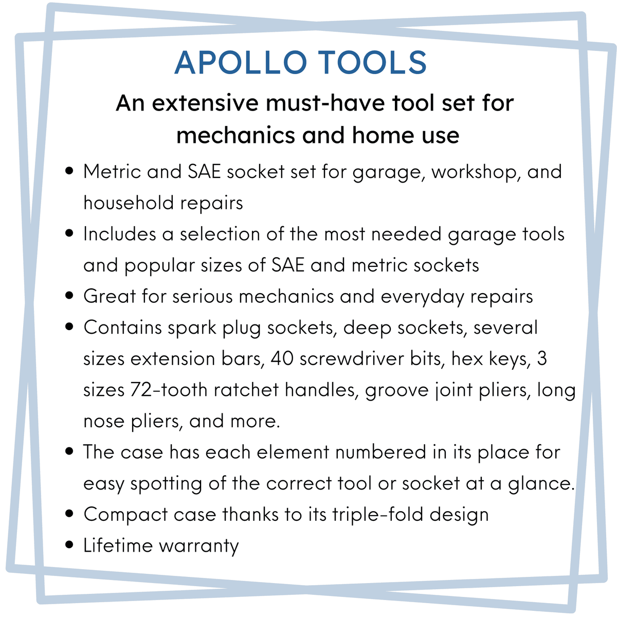 163 Piece Mechanics Tool Kit -- DT0002