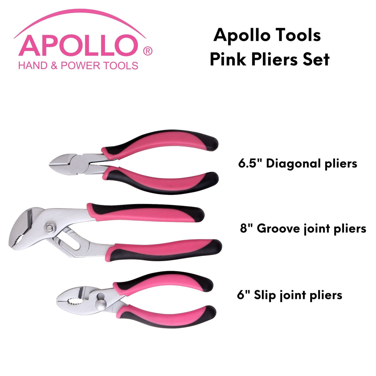 3 Pliers - Pink - DT5008P