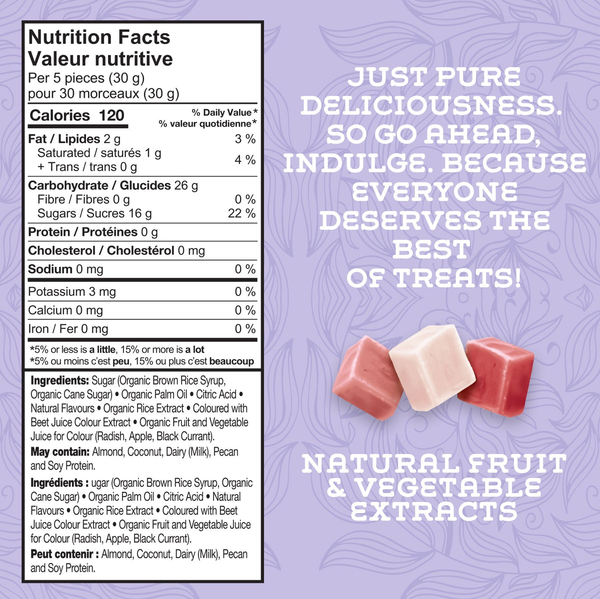 Organic Sour Chewy Candies