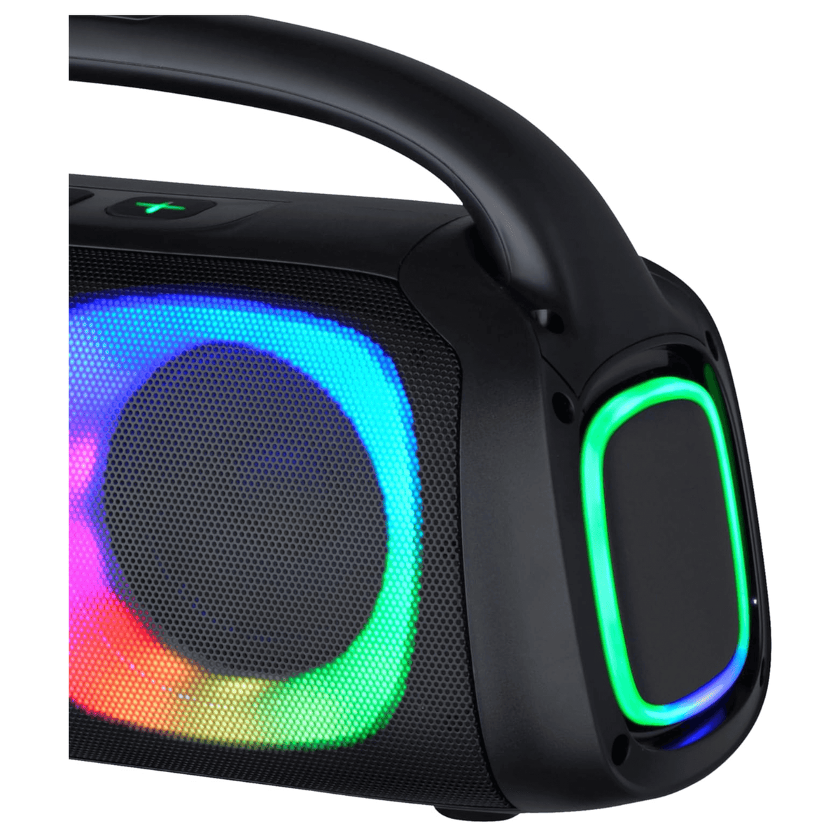 IQ Sound Portable Bluetooth Speaker with RGB Lights and TWS-Enhanced Stereo Sound