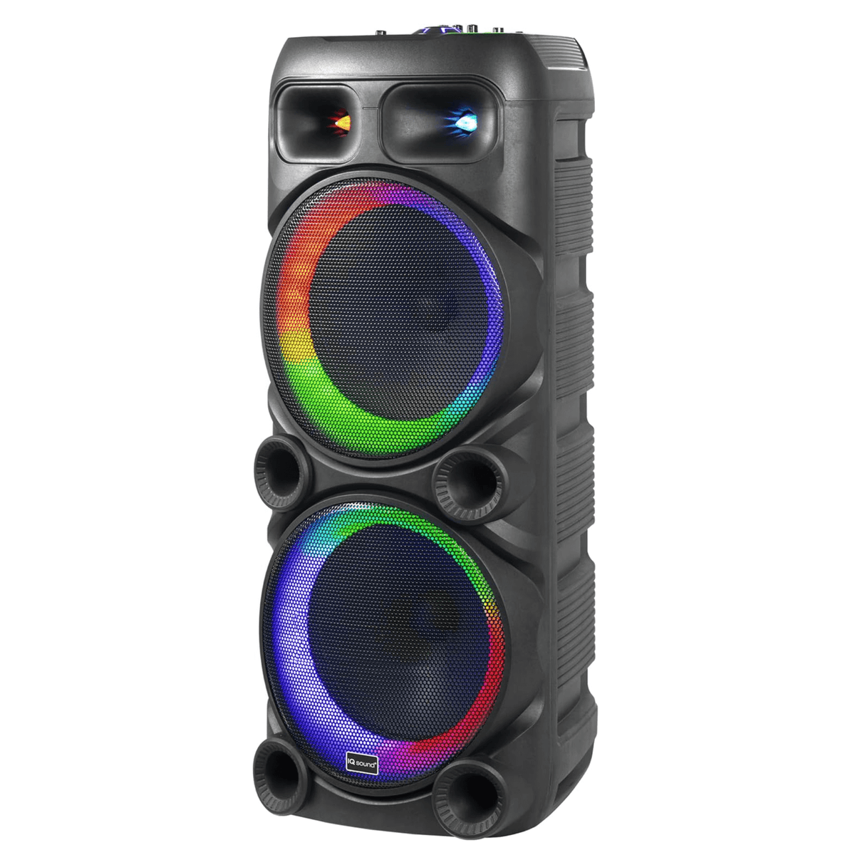IQ Sound 2x12-Inch Portable Bluetooth Party Speaker