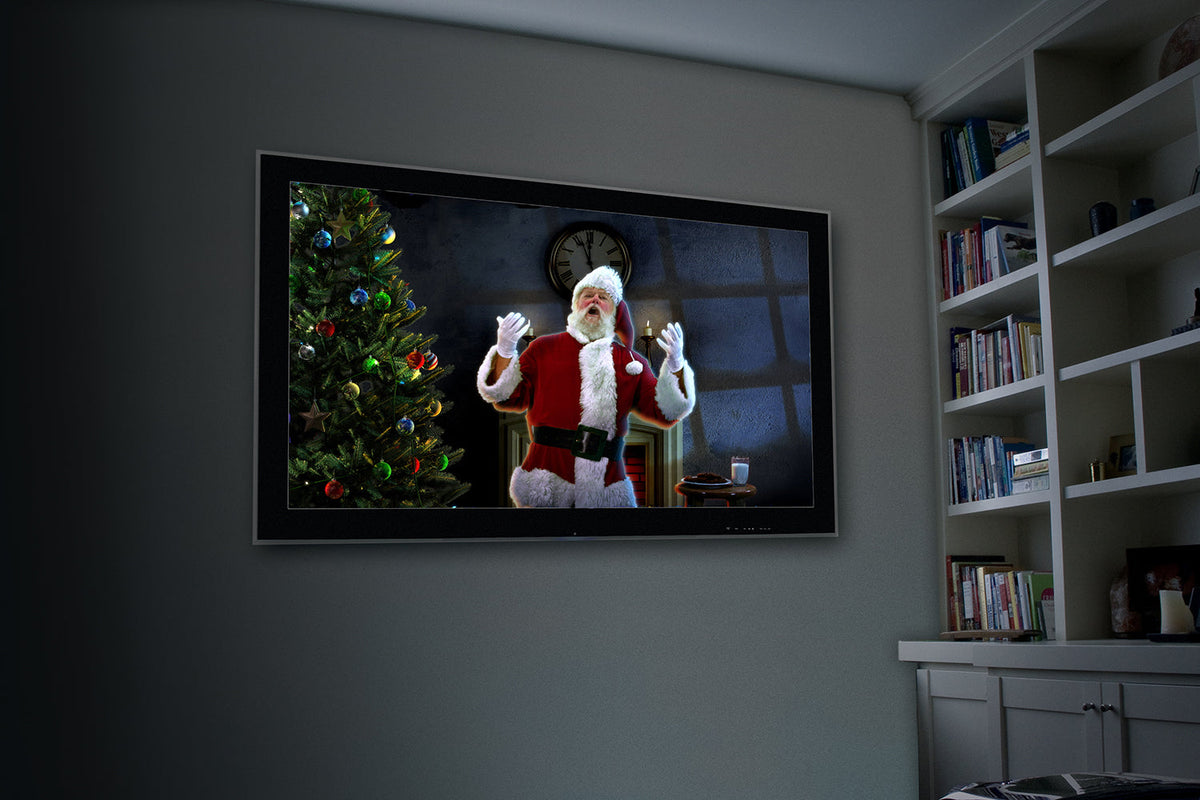 AtmosFX Night Before Christmas USB + 48" x 72" White Holographic Screen for Christmas Projection