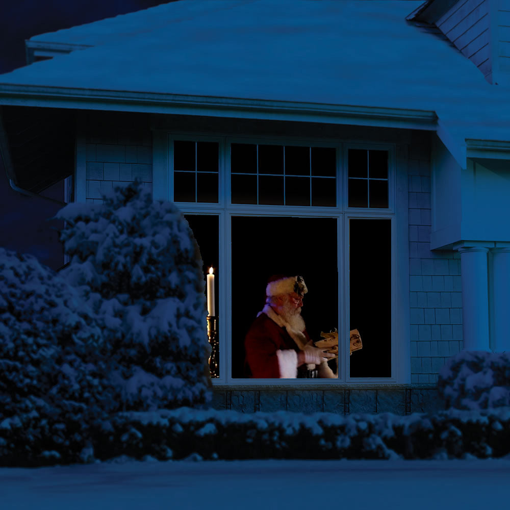 The Original Virtual Santa in The Window Movie on USB