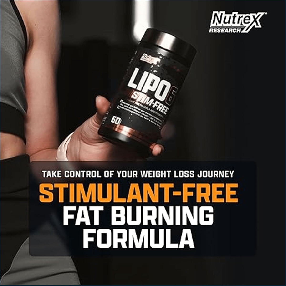 Nutrex LIPO-6 Stim-Free, 60 Caps (New Formula)