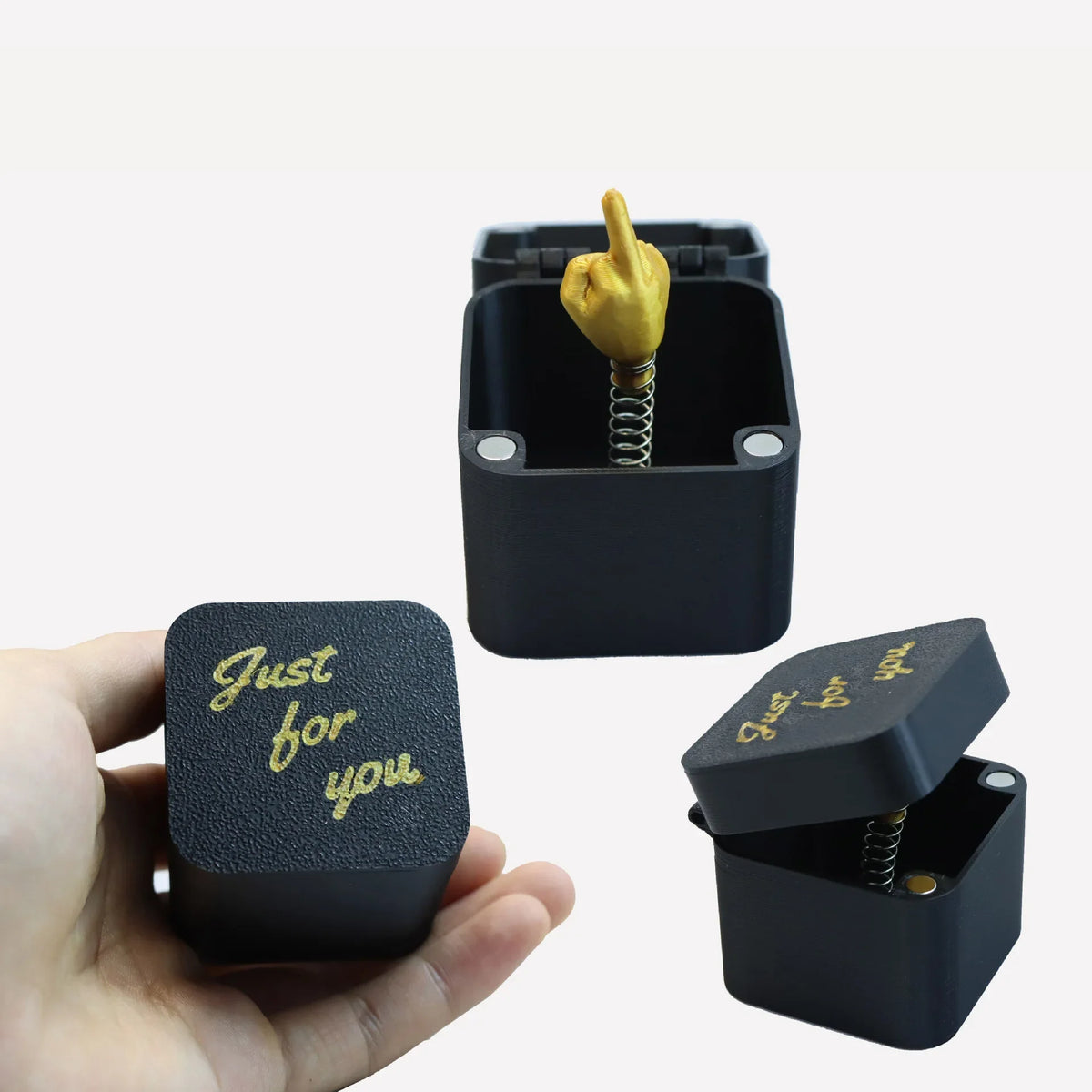 Middle Finger In A Box Out Of The Box Pop-up Middle Finger Gift Box Christmas Gift Boxs Novelty Creative Decor Gifts For Men Kid