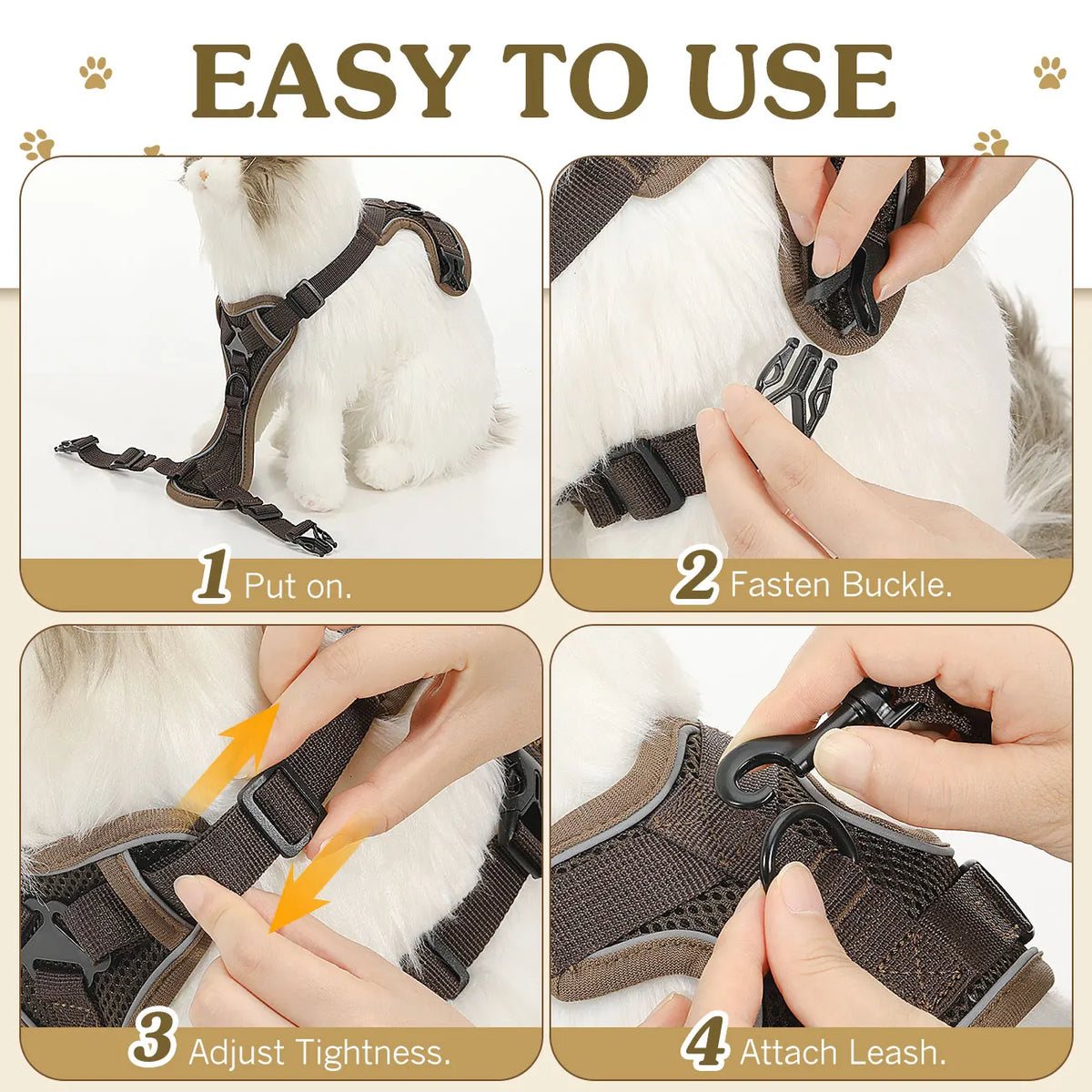 Cat Harness and Leash Set for Safe Adventures