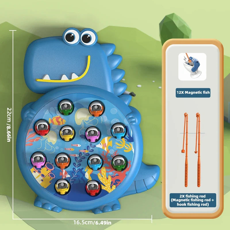 Baby magnetic fishing toys, educational toys, children's first birthday gifts, boys' and girls' intelligence development parent-