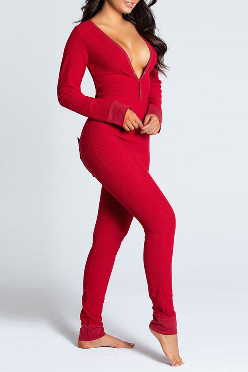 Sexy Open Back Long Johns