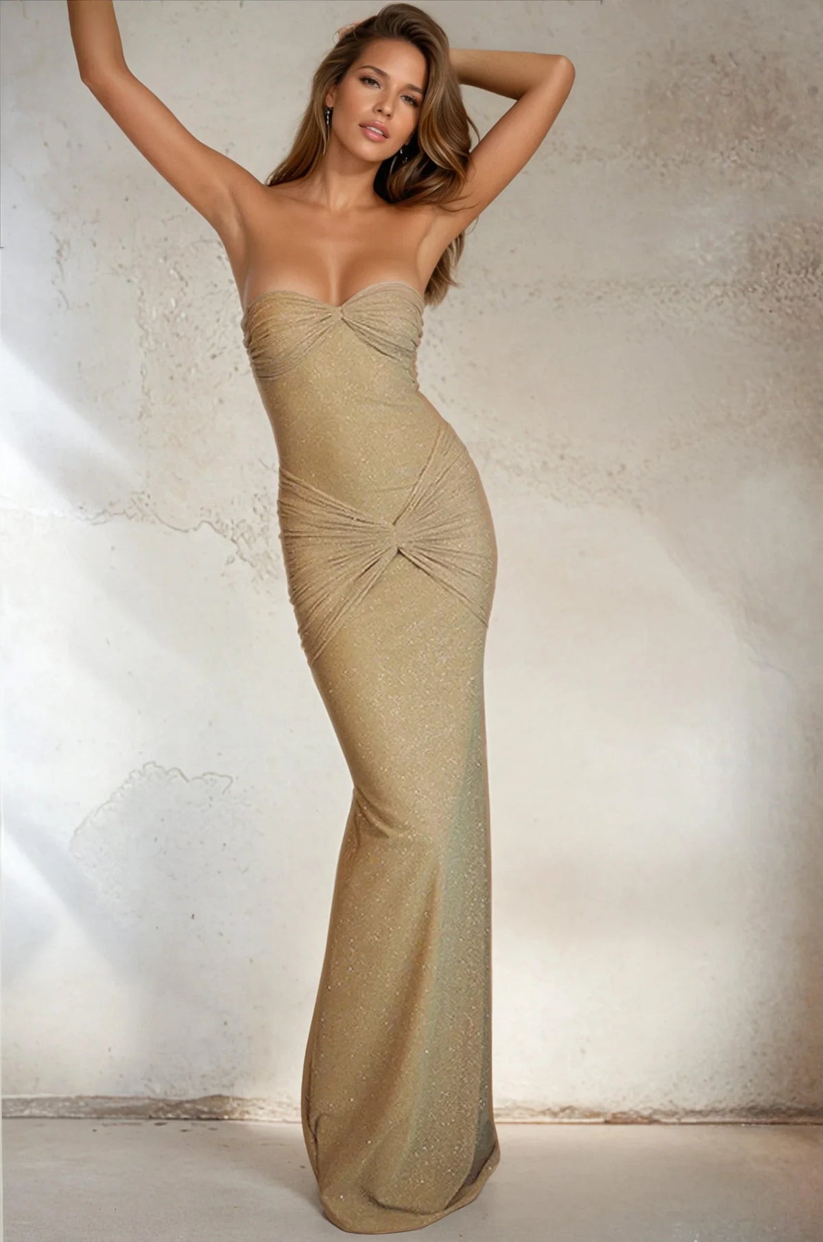 Floor Length Body Mod Maxi Dress