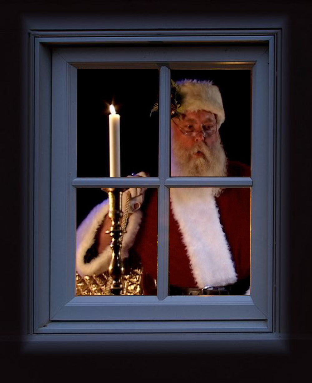 The Original Virtual Santa in The Window Movie on USB