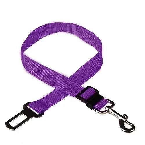 Pet Car Seat Belt Harness – Adjustable Safety Clip for Dogs & Cats