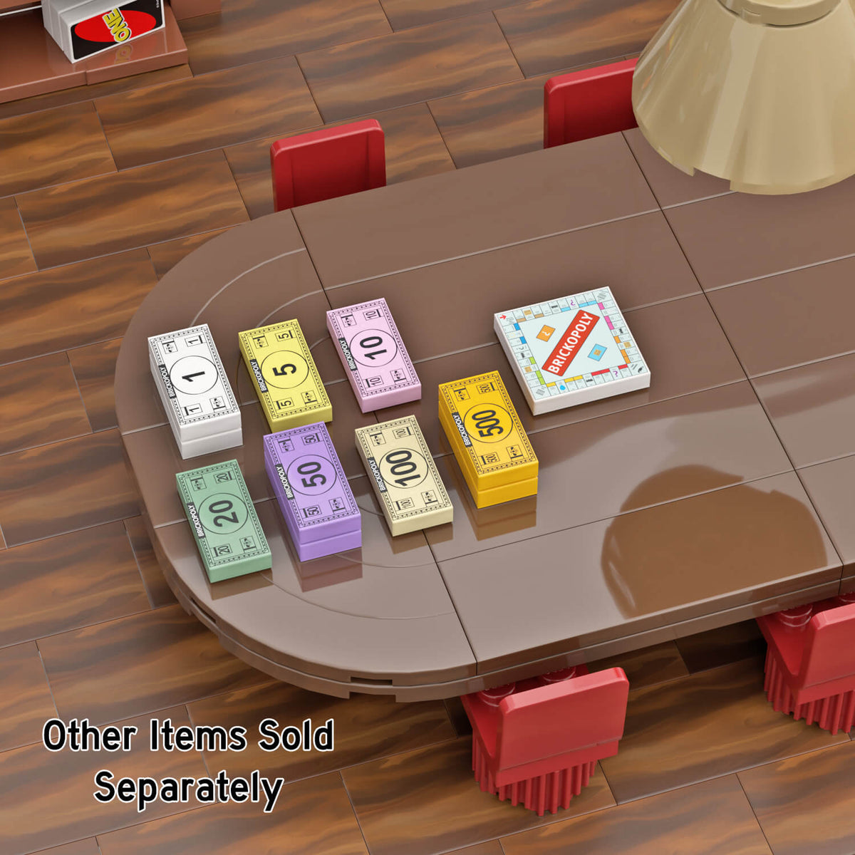 Brickopoly Game Board - Custom Printed Tile - Made Using a LEGO® Tile