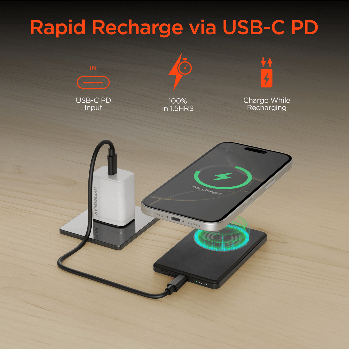 HyperGear PowerPack MAG Slim Power Bank